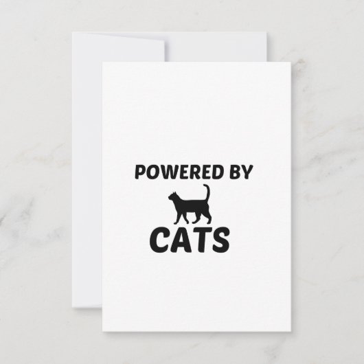 KATZEN DANKESKARTE (Vorderseite)