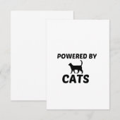 KATZEN DANKESKARTE (Vorne/Hinten)
