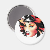 Katzen das Musical, Bombalurina Magnet (Vorderseite/Rückseite)