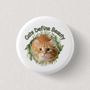 Katzen definieren Schönheit – Elegante Inspiration Button