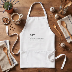 Katzen Definition Substantiv Lustiger Katzenliebha Schürze
