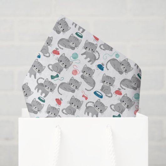 Katzen-Dekupier-Tissue-Papier, Kätzchen Seidenpapier (Geschenktüte)