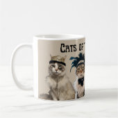 Katzen der 1920er Gatsy Tanzflapper Girl Cat Kaffeetasse (Links)