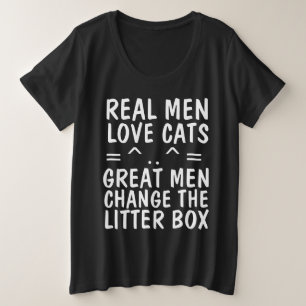 KATZEN DER LIEBE VON MÄNNERN UND VERÄNDERN DER LIT GROßE GRÖßE T-Shirt