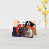 KATZEN DER PIRATE UND KARTEN DER ANTIKEN PIRATEN (Gelbe Blume)