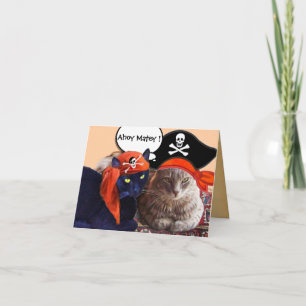 KATZEN DER PIRATE UND KARTEN DER ANTIKEN PIRATEN