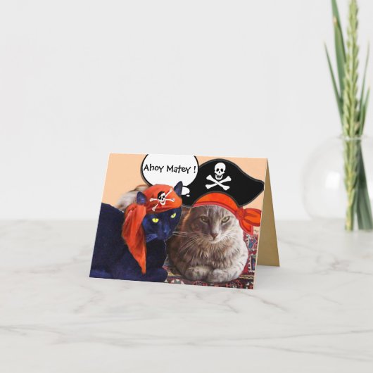 KATZEN DER PIRATE UND KARTEN DER ANTIKEN PIRATEN (Vorderseite)