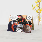 KATZEN DER PIRATE UND KARTEN DER ANTIKEN PIRATEN (Gelbe Blume)