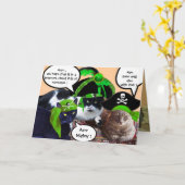 KATZEN DER PIRATE UND KARTEN DER ANTIKEN PIRATEN (Gelbe Blume)