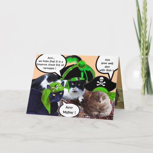 KATZEN DER PIRATE UND KARTEN DER ANTIKEN PIRATEN (Vorderseite)