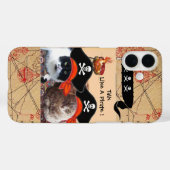 KATZEN DER PIRATEN ANTIQUE PIRATES TREASPAKETE UND Case-Mate iPhone HÜLLE (Rückseite (Horizontal))