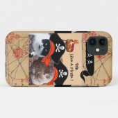 KATZEN DER PIRATEN ANTIQUE PIRATES TREASPAKETE UND Case-Mate iPhone HÜLLE (Rückseite (Horizontal))