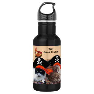 KATZEN DER PIRATEN ANTIQUE PIRATES TREASPAKETE UND TRINKFLASCHE