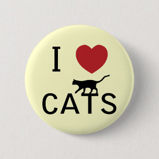 Katzen des Herzens I Button
