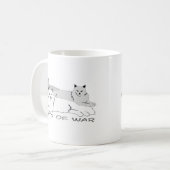 Katzen des Krieges Kaffeetasse (Vorderseite Links)