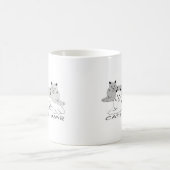 Katzen des Krieges Kaffeetasse (Mittel)