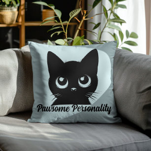 Katzen Design mit toller Persönlichkeit Kissen
