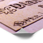 Katzen Diarrhoe Mischung Poster (Ecke)