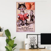Katzen Diarrhoe Mischung Poster (Heimbüro)