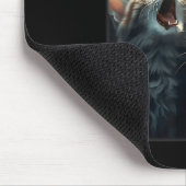 Katzen, die auf dem Mond herumhacken Funny Cat Mem Mousepad (Ecke)