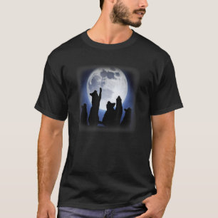 Katzen, die den Mond für Katzen suchen T-Shirt