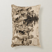 Katzen, die den Weihnachtsbaum von Louis Wain schm Dekokissen (Vorderseite(Vertikal))