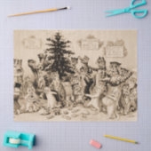 Katzen, die den Weihnachtsbaum von Louis Wain schm Seidenpapier (Basteln)