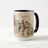 Katzen, die den Weihnachtsbaum von Louis Wain schm Tasse (VorderseiteRechts)