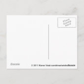 Katzen, die die amerikanische gotische Postkarte v (Rückseite)