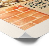 Katzen, die Hats-Poster tragen Poster (Ecke)