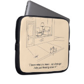 Katzen, die Möbel kratzen Laptopschutzhülle (Vorne Rechts)