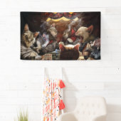 Katzen, die Poker spielen Banner (Insitu)