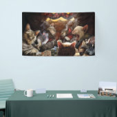 Katzen, die Poker spielen Banner (Messeveranstaltung)