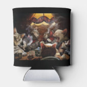 Katzen, die Poker spielen Dosenkühler (Rückseite)