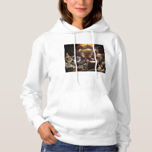 Katzen, die Poker spielen Hoodie