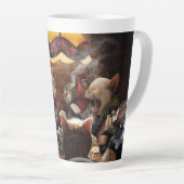 Katzen, die Poker spielen Milchtasse (Rechte Ecke)