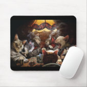 Katzen, die Poker spielen Mousepad (Mit Mouse)