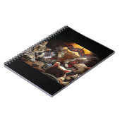 Katzen, die Poker spielen Notizblock (Linke Seite)