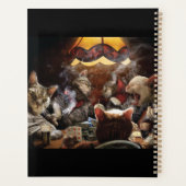 Katzen, die Poker spielen Planer (Rückseite)