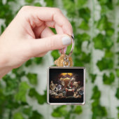 Katzen, die Poker spielen Schlüsselanhänger (Hand)