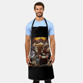 Katzen, die Poker spielen Schürze (Getragen)