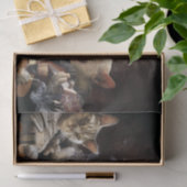 Katzen, die Poker spielen Seidenpapier (Geschenk)