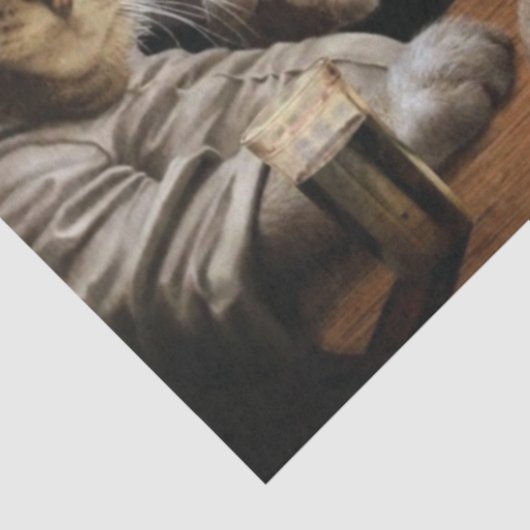 Katzen, die Poker spielen Seidenpapier (Ausschnitt)