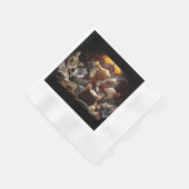 Katzen, die Poker spielen Serviette (Ecke)