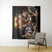 Katzen, die Poker spielen Wandteppich (Beispiel)