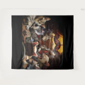 Katzen, die Poker spielen Wandteppich (Vorderseite (Horizontal))