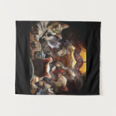 Katzen, die Poker spielen Wandteppich (Vorderseite (Horizontal))