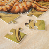 Katzen, die sich im Ground von Napsbury von Wain e Puzzle (Seite)