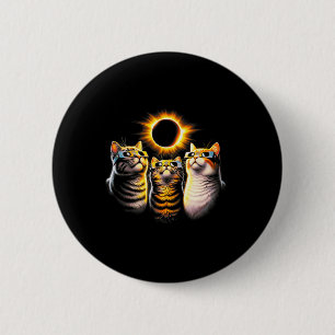 Katzen, die solare Eclipse Gles tragen und den Mon Button