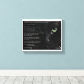 Katzen, die sterben, wünschen sich Leinwand (Insitu (Holzboden))